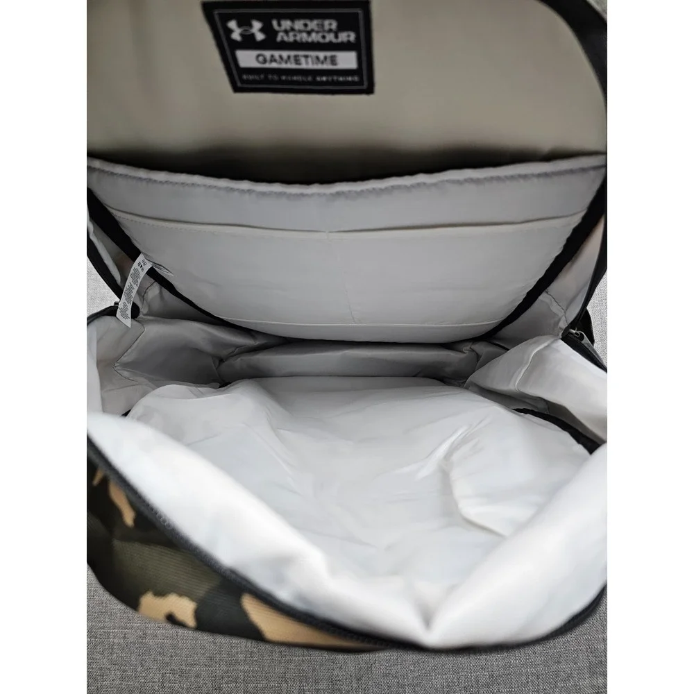 Under Armour Camo Backpack Full Size 26L Bag Water Repellent Fits 15